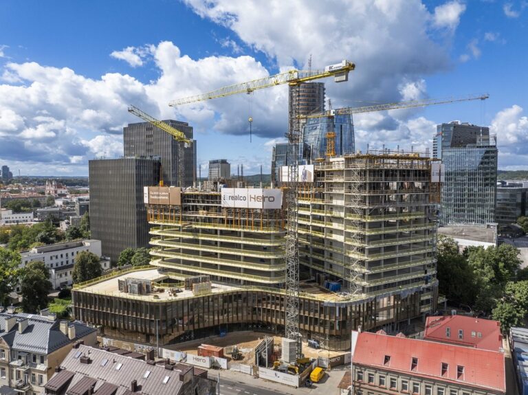 Vilniaus verslo centro „Hero“ statybų finansavimui – jau ketvirtoji obligacijų emisijos dalis