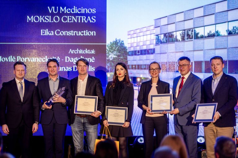 „EIKA Construction“ projektai laimėjo du NT apdovanojimus „Už darnią plėtrą“