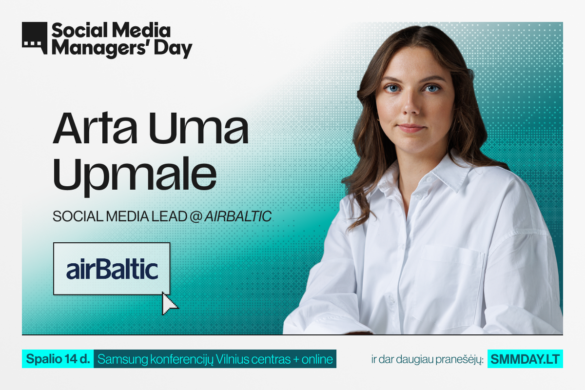 airBaltic turinio vadovė Arta Uma Upmale