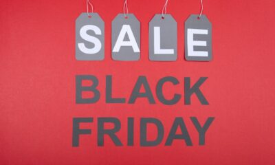 Black Friday akcijų ir išpardavimo iliustracija