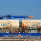LNG infrastruktūra ir suskystintųjų gamtinių dujų kroviniai – asociatyvi iliustracija