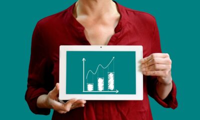 Ekonomikos ir finansų analizės grafikas, asociatyvi nuotrauka