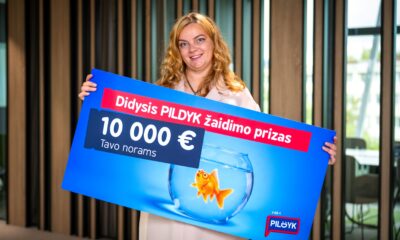 „PILDYK“ akcijos pagrindinio prizo laimėtoja Monika Maciulevičienė
