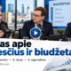Žinių radijo diskusija apie mokesčius, biudžetą ir verslą