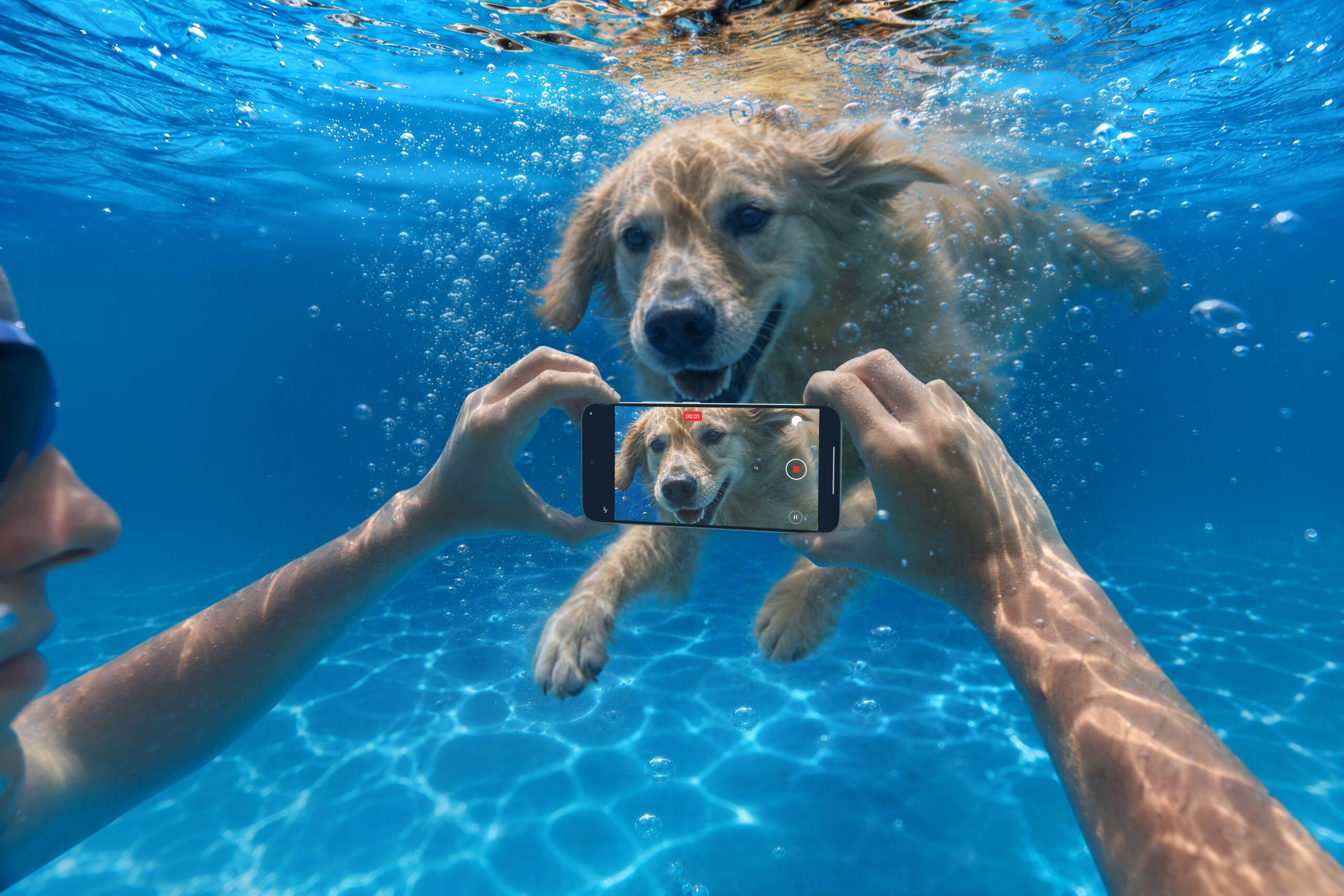 „Xiaomi REDMI Note 17“ išmanusis telefonas fotografuojant po vandeniu
