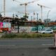 construction site crane infrastructure highway Germany
