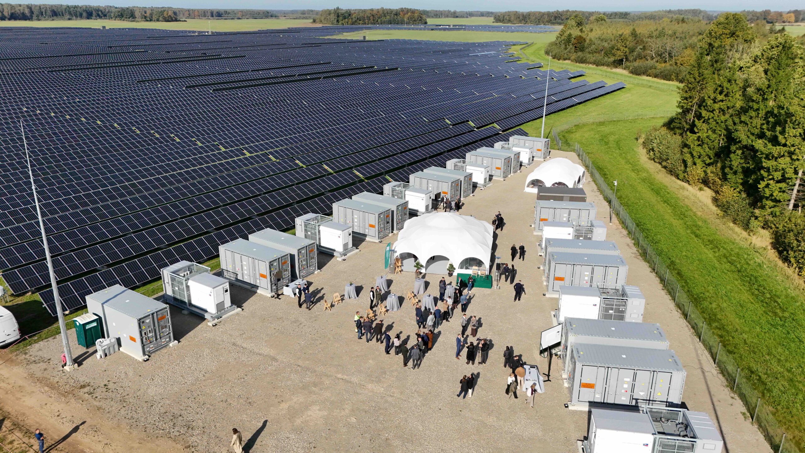 „European Energy“ energijos kaupiklių parko atidarymas Anykščiuose