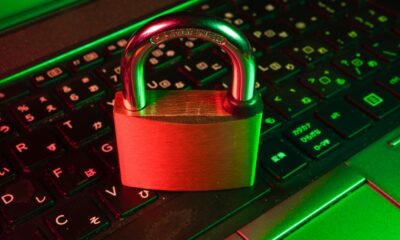 cyber security encrypted password login lock screen laptop