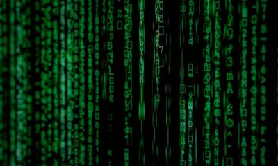 computer server cybersecurity code screen