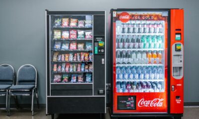 Teminė iliustracija: smart refrigerator vending machine supermarket products