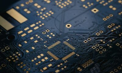 Teminė iliustracija: silicon microchips production circuit wafers