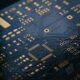 Teminė iliustracija: silicon microchips production circuit wafers