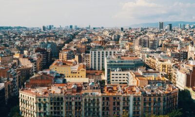 Spain Barcelona residential apartment buildings