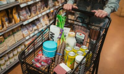 grocery shopping supermarket trolley