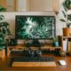 smart home speaker on wooden desk
