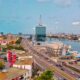 Teminė iliustracija: Lagos Nigeria skyline finance business