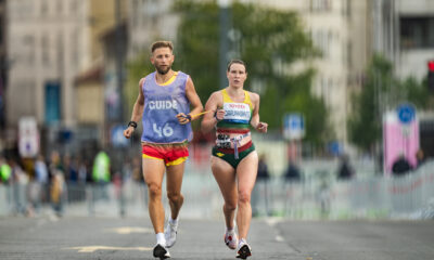 Paraatletė Aušra Garunkšnytė Frankfurto maratone