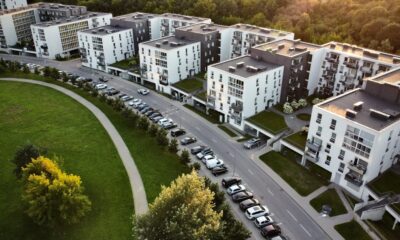 Vilnius modern apartment building architecture