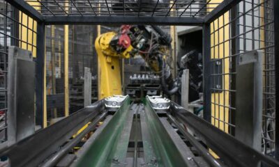 Automatizuota gamyklos gamybos linija – iliustracinė nuotrauka