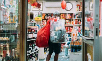 grocery delivery shopping bags supermarket